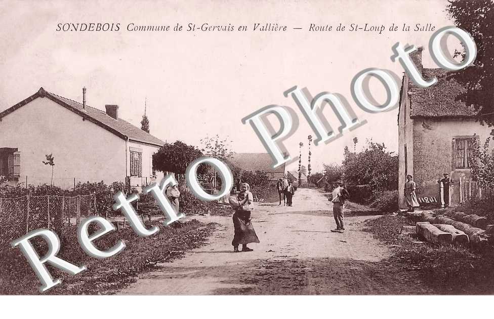 Sondebois. Route de Saint-Loup de la Salle
