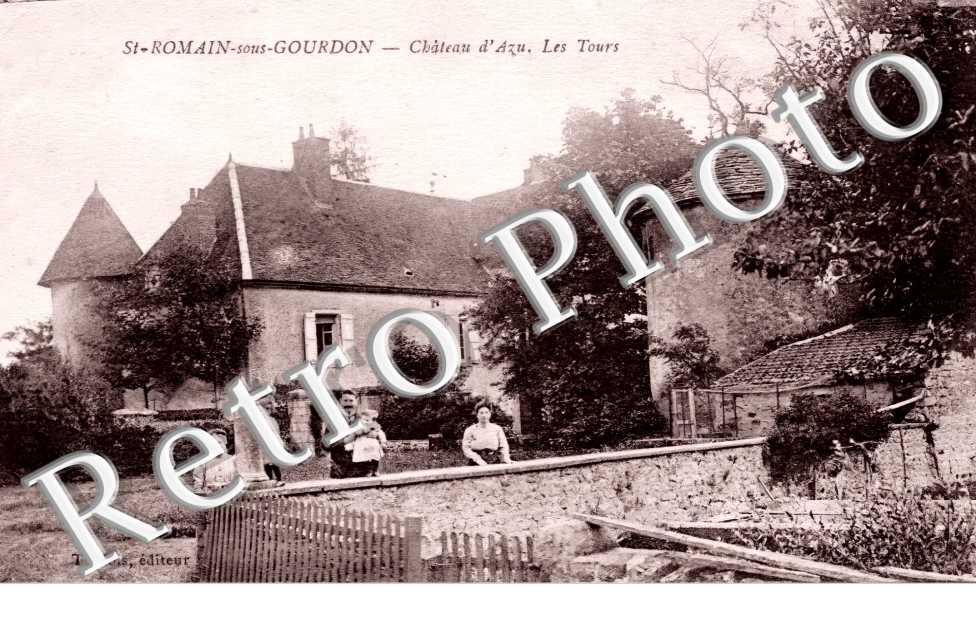 Château d&#039;Azu. Les tours