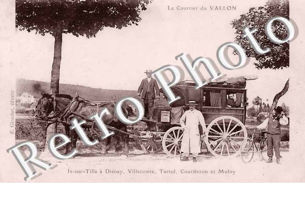 Le courrier du Vallon. Is-sur-Tille à Diénay, Villecomte, Tarsul, Courtivron et Moloy