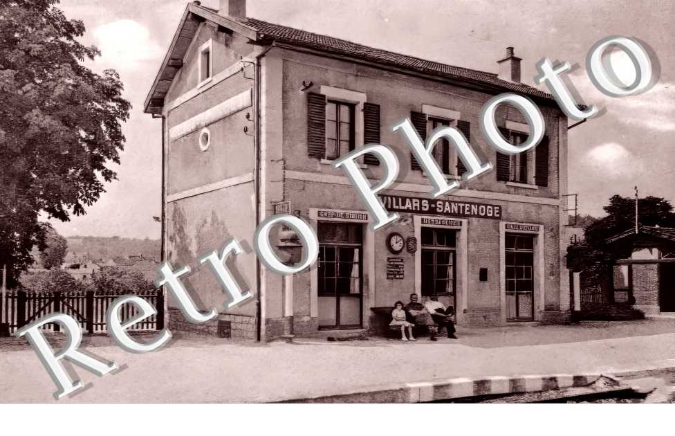 la gare de Villars-Santenoge