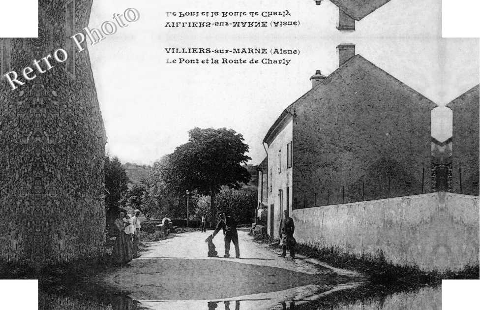 Le pont et la route de Charly