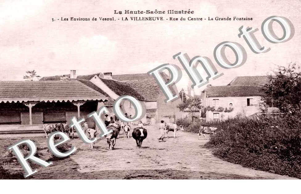 rue du centre. La grande fontaine