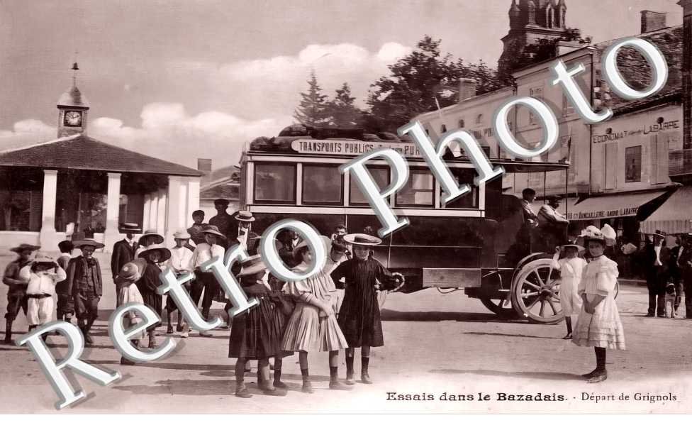 Essais dans le Bazadais. Départ de Grignols