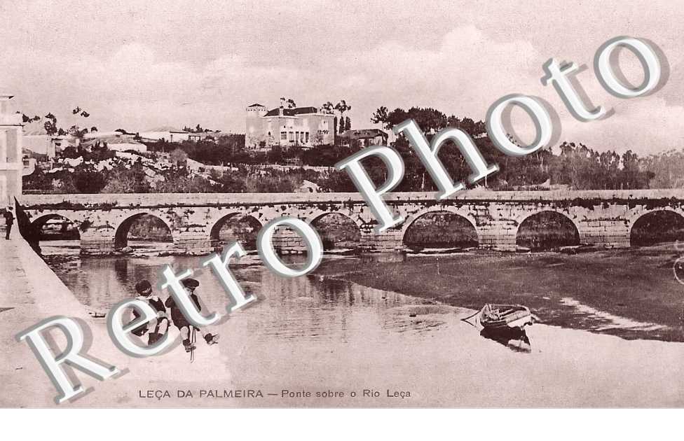 ponte sobre o Rio Leça