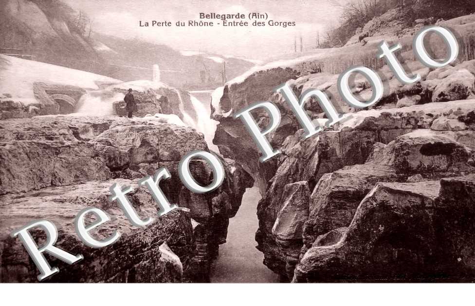 La Perte du Rhône.Entrée des Gorges