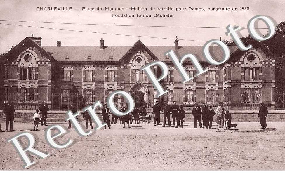 Place du Moulinet. Maison de retraite pour Dames. Fondation Tanton-Béchefer
