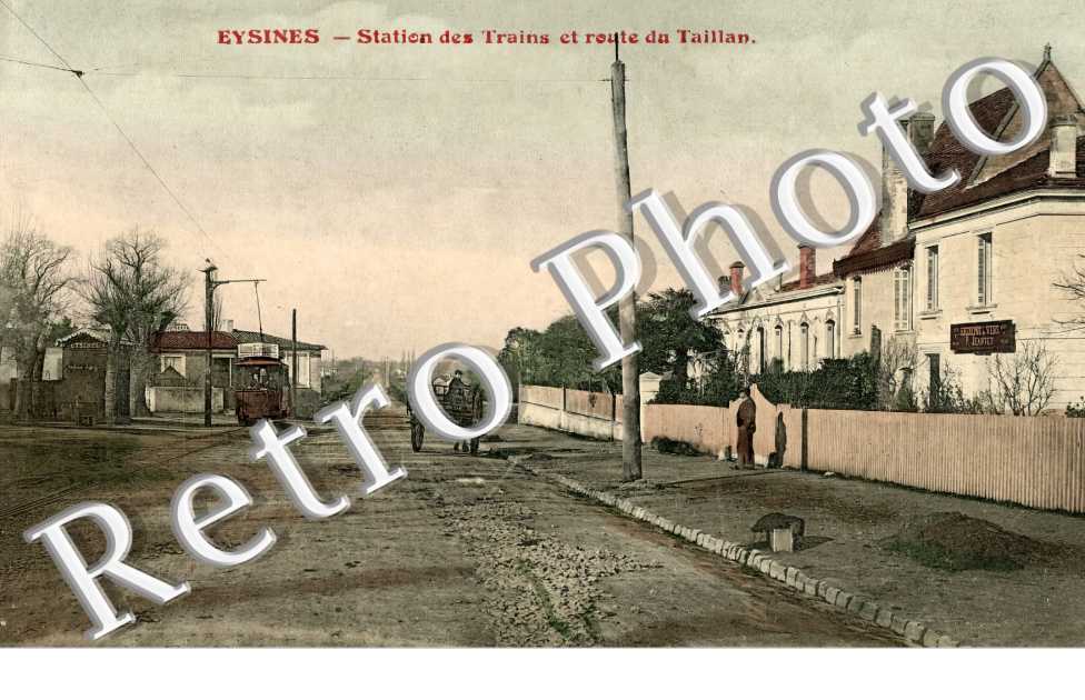 station des Trains et route de Taillan