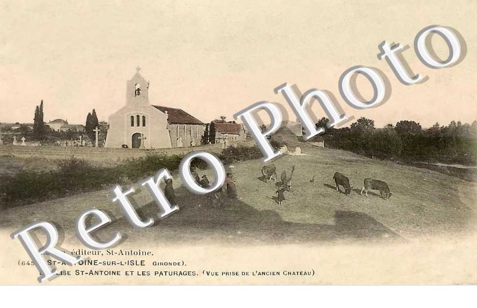 l&#039;église Saint-Antoine et les paturages