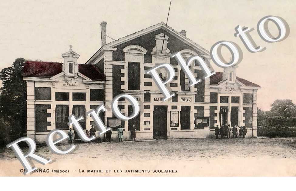 la mairie et les batiments scolaires