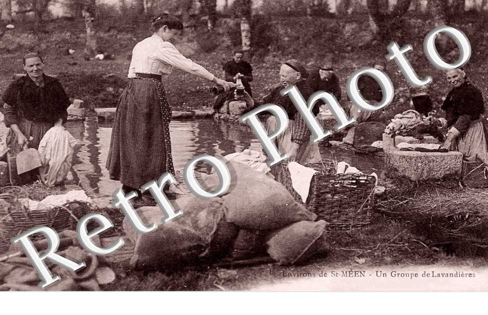 Un groupe de lavandières