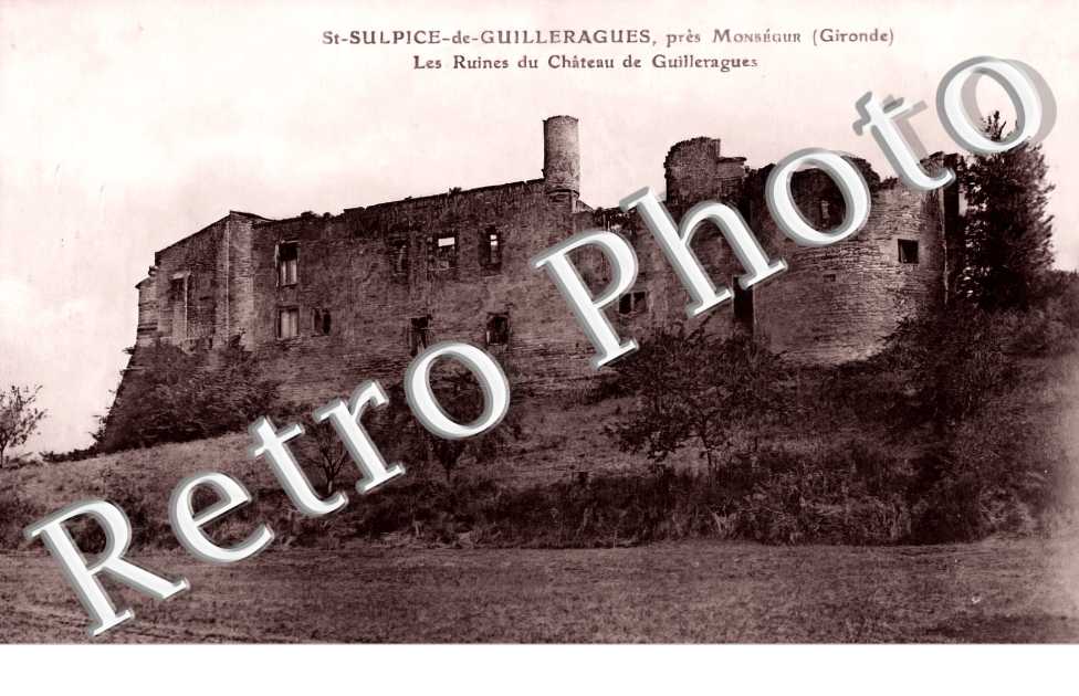 les ruines du chateau de Guilleragues