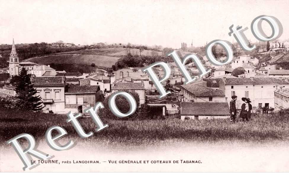 vue générale et coteaux de Tabanac