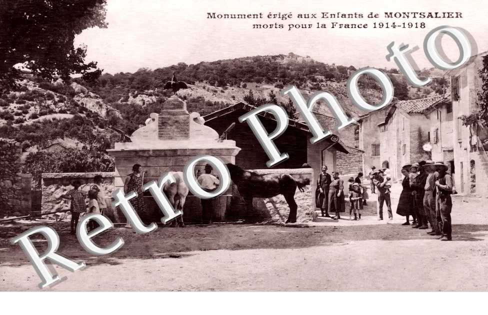 Monument érigé aux enfants de Montsalier