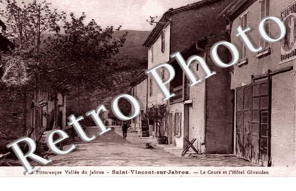 le cours et l'hôtel Givaudan