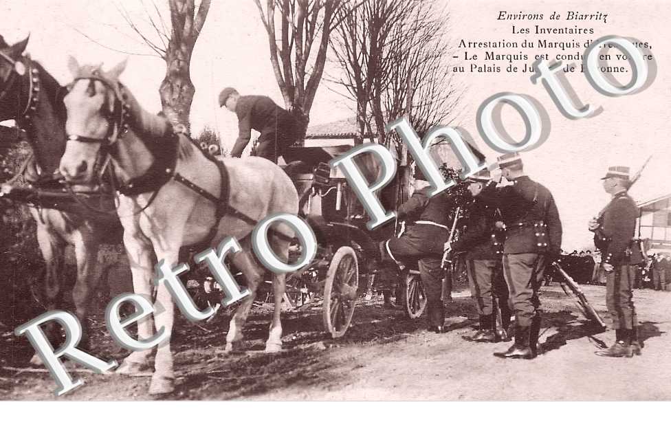 arrestation du Marquis d&#039;Arcangues