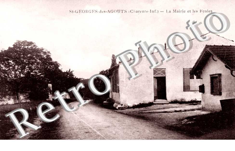 la mairie et les écoles