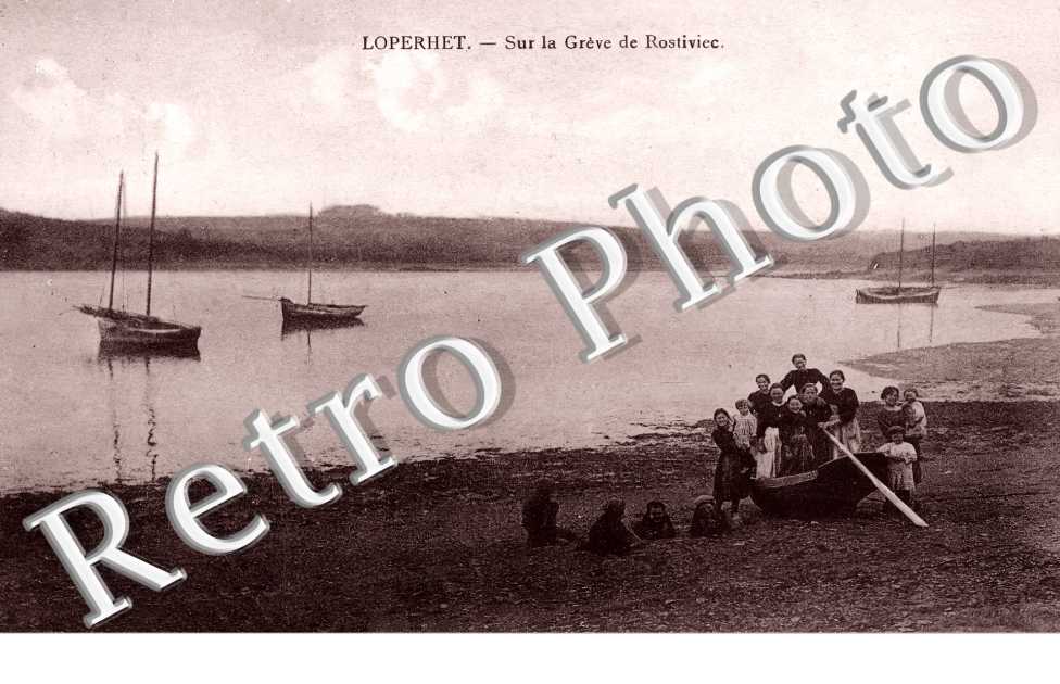 sur la grève de Rostiviec