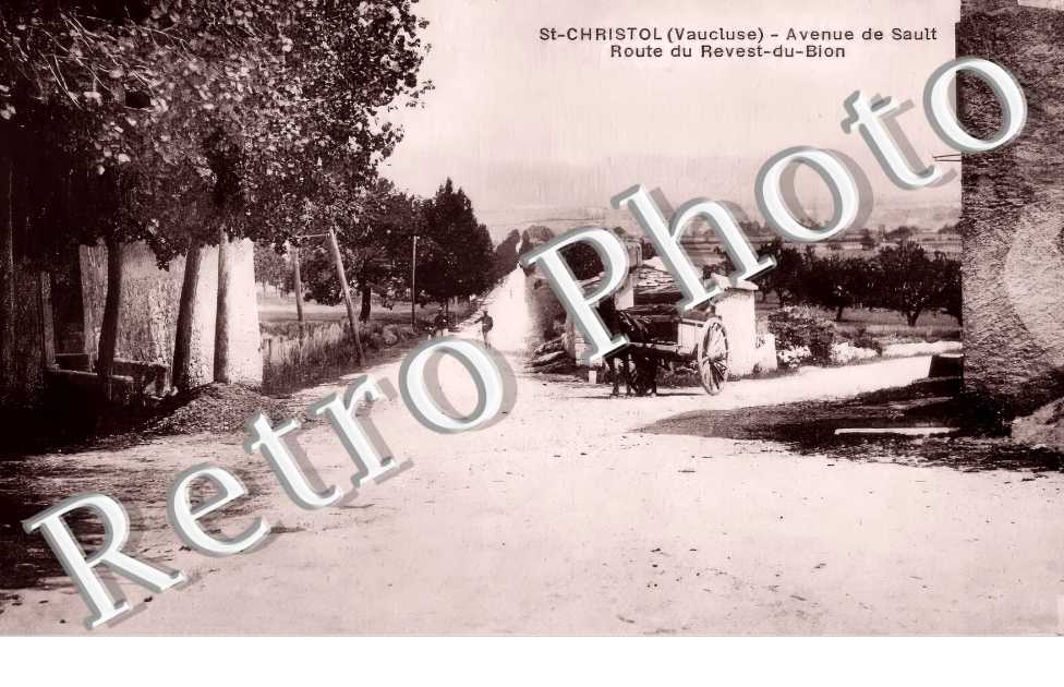avenue de Sault. Route de Revest-du-Bion