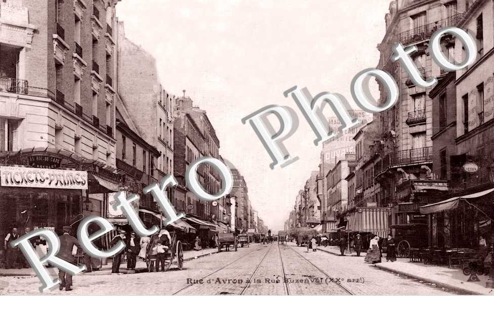 rue d'Avron à la rue Buzenval