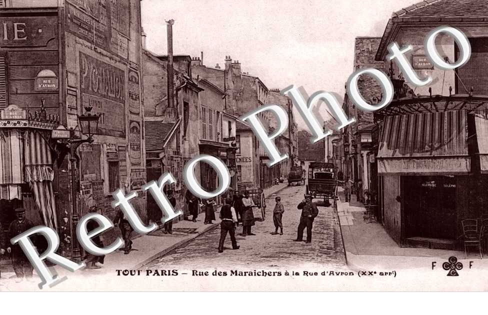rue des Maraichers à la rue d'Avron