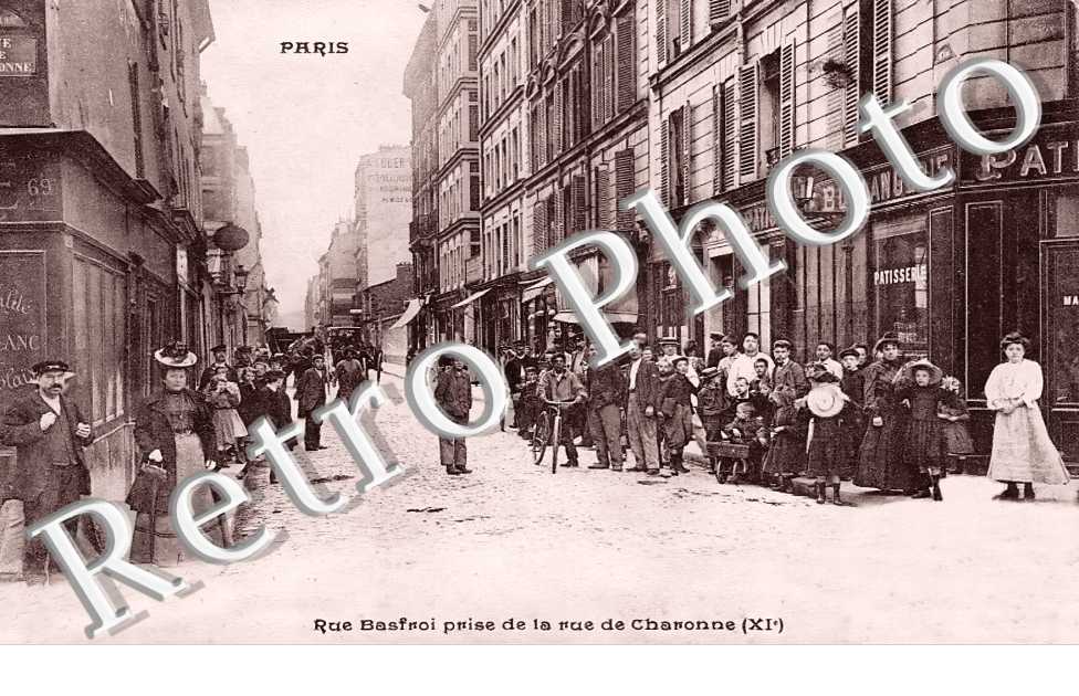 rue Basfroi prise de la rue de Charonne