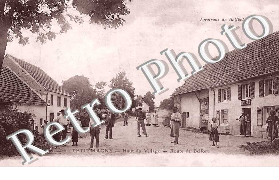 Haut du village. Route de Belfort