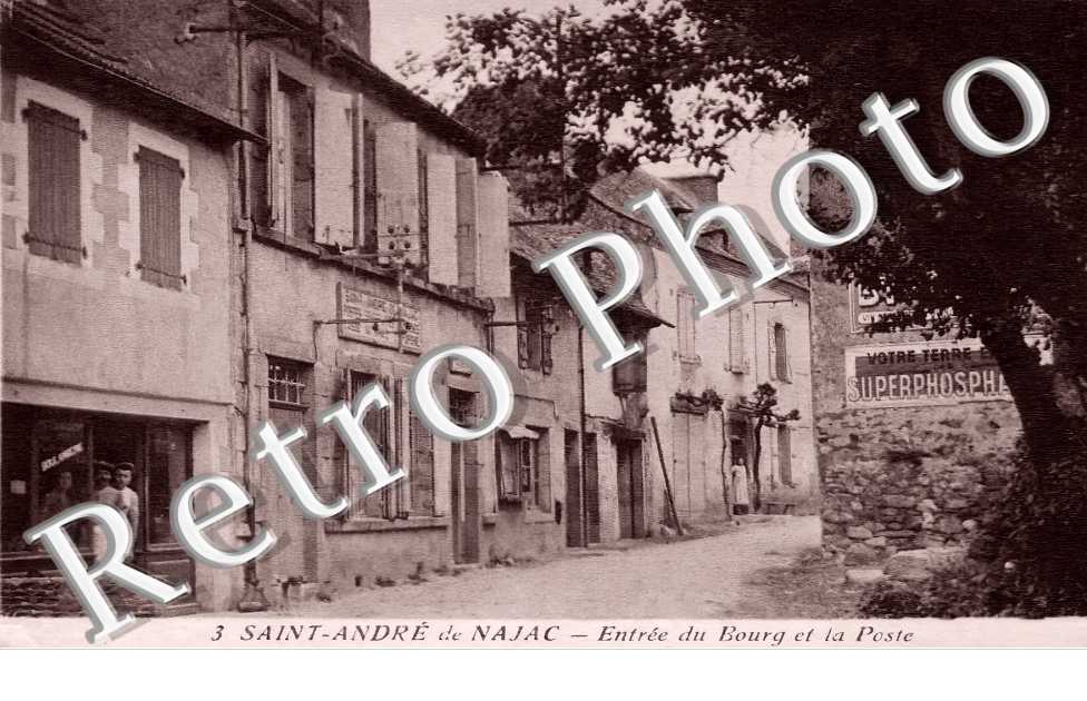 entrée du bourg et la poste