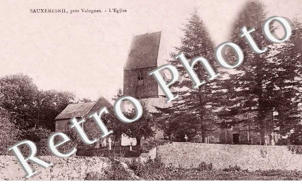 Sauxemesnil, l&#039;église