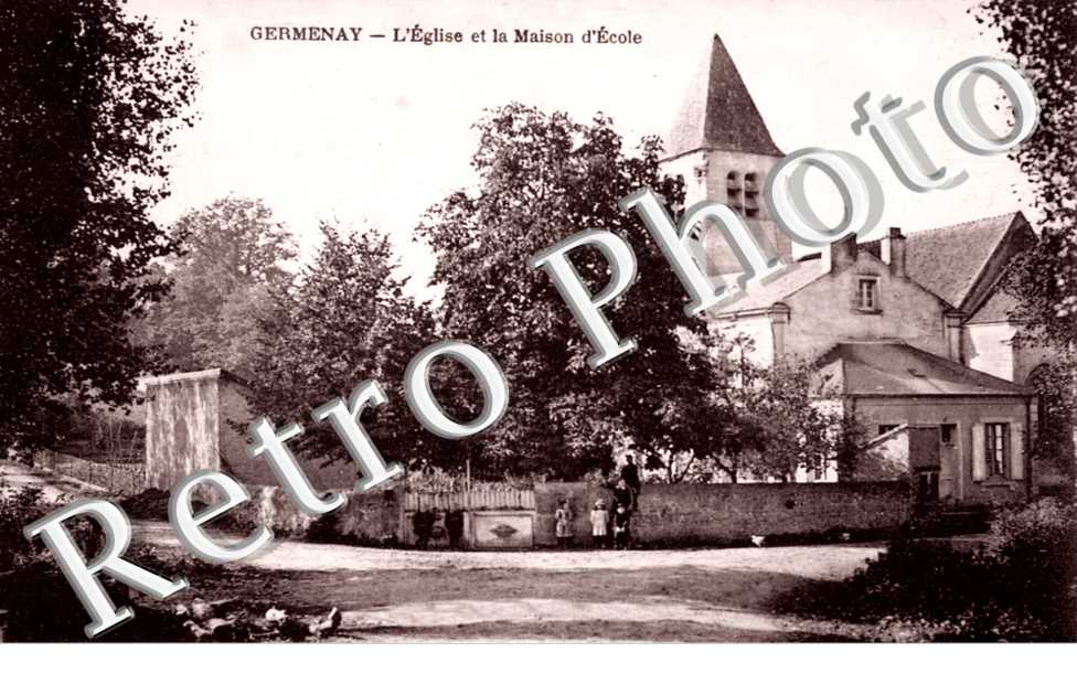 l&#039;église et la Maison d&#039;Ecole