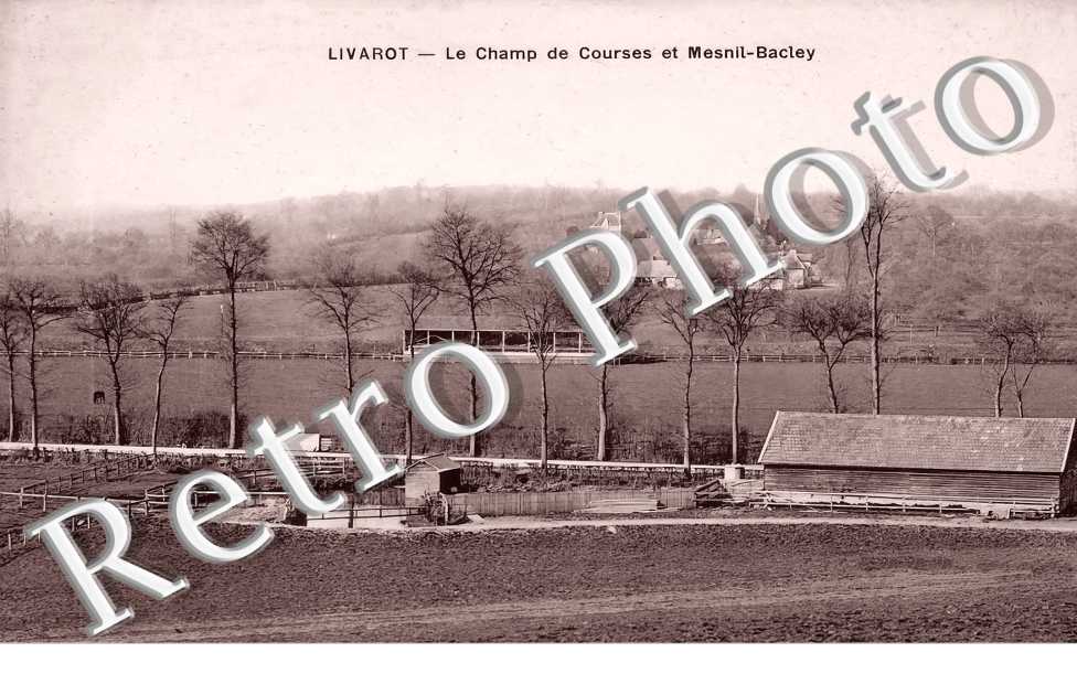 Livarot. Le champ de courses et Mesnil-Bacley