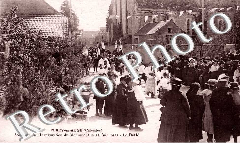 souvenir de l&#039;inauguration du monument le 12 juin 1921
