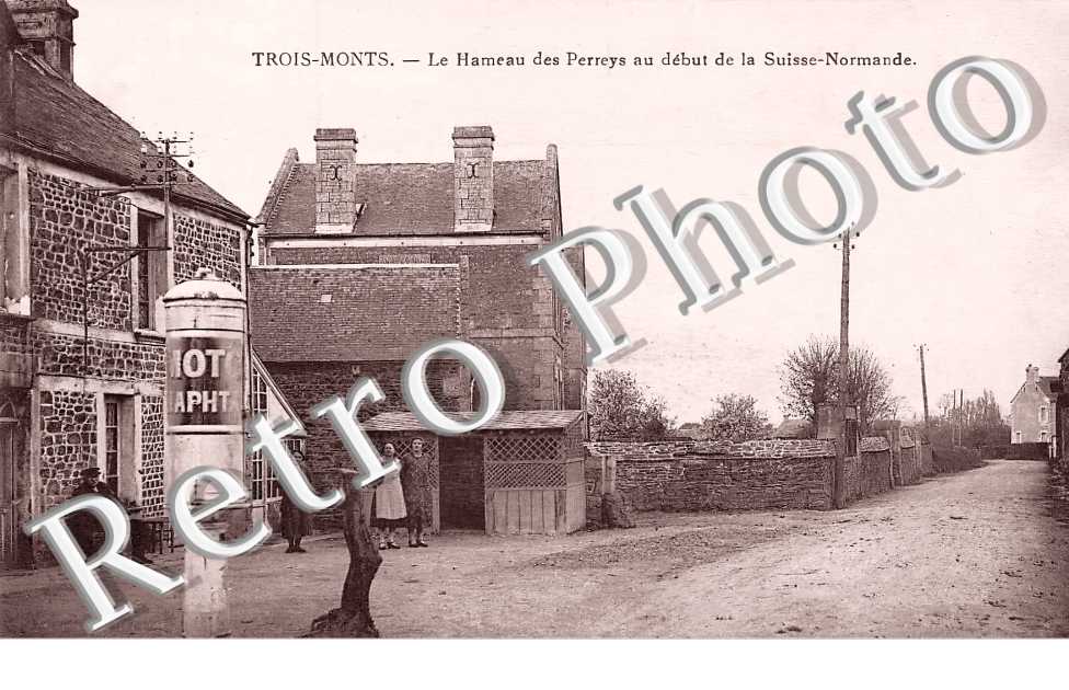 le hameau des Perreys au début de la Suisse-Normande