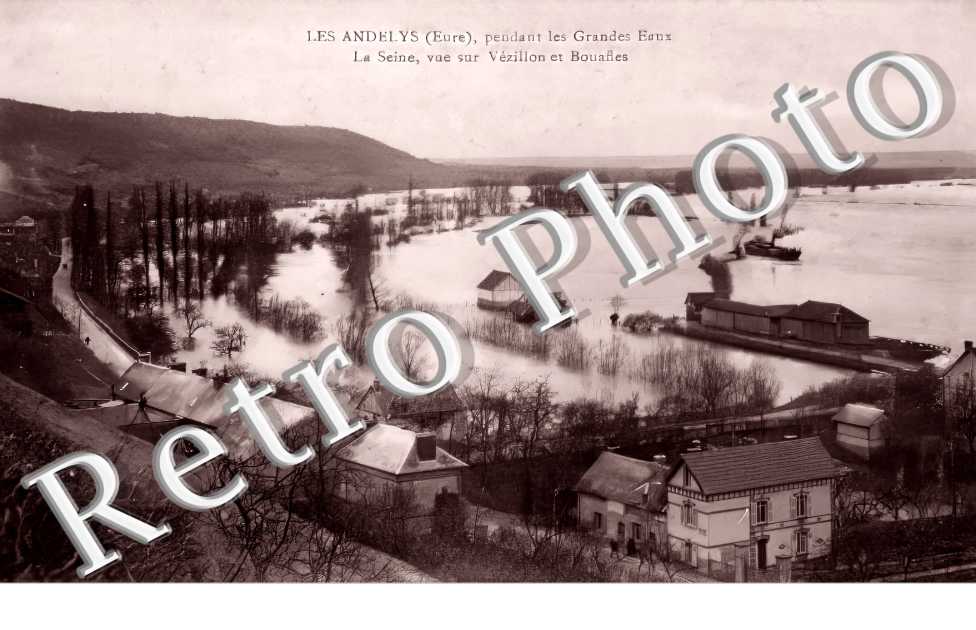 vue sur Vézillon et Bouafles