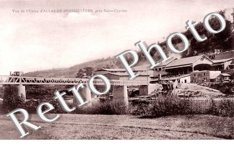 vue de l&#039;usine d&#039;Allas-de-Berbiguières