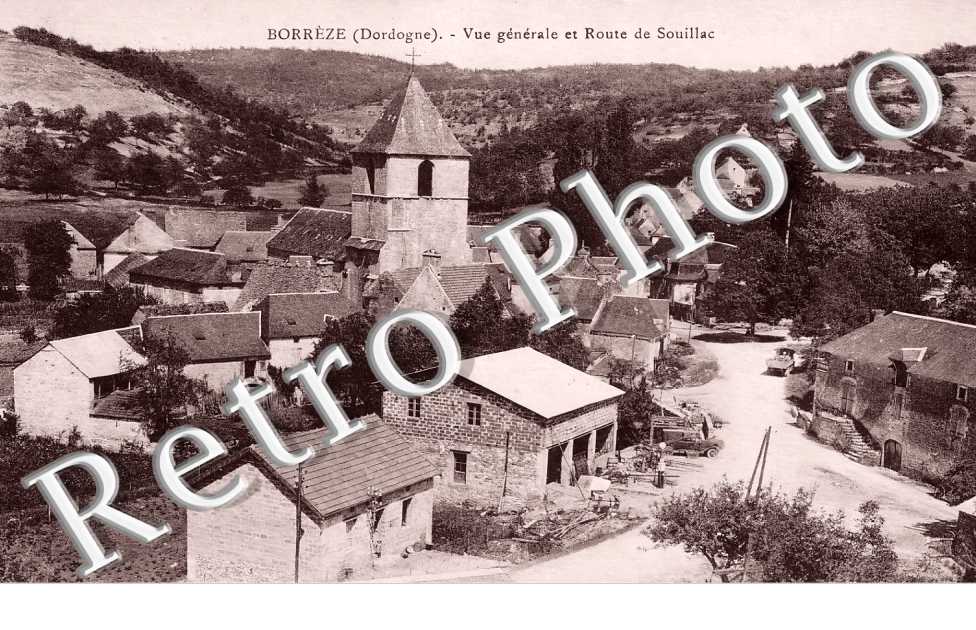 vue générale et route de Souillac