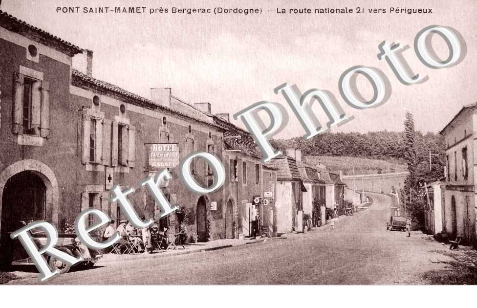 PONT SAINT MAMET la route nationale