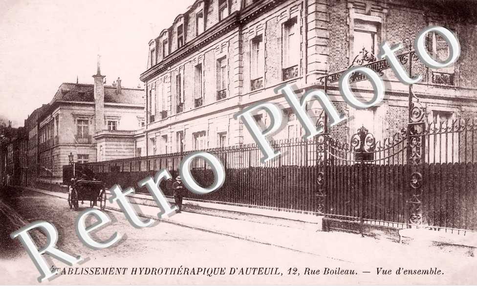 Etéblissement Hydrothérapique d'Auteuil 12 rue Boileau. Vue d'ensemble