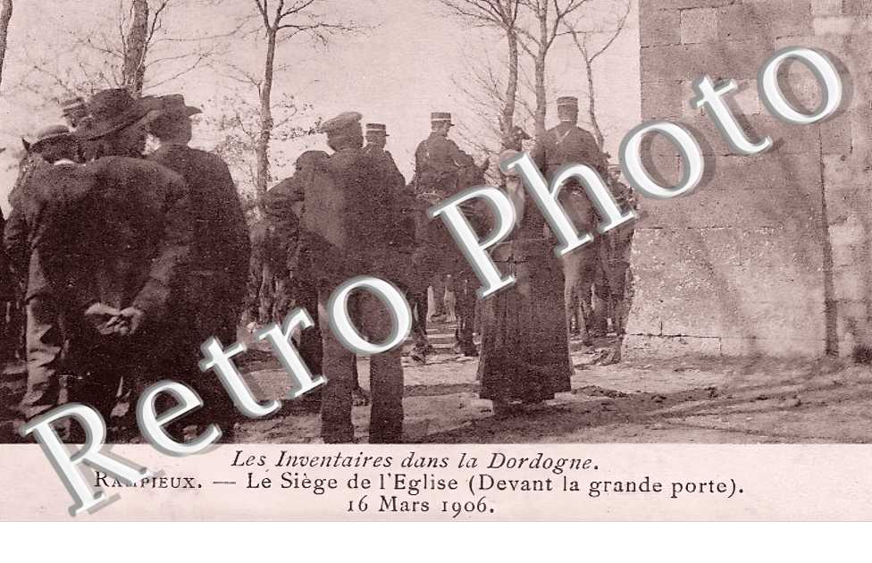 les inventaires. Le siège de l&#039;église. 16 mars 1906