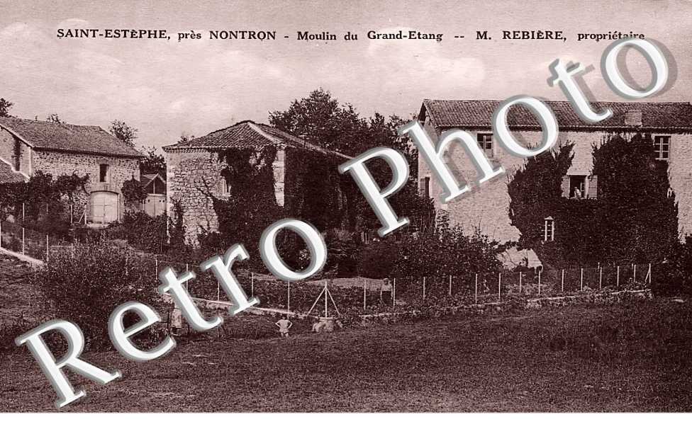 Moulin du Grand Etang. M. Rebière, propriétaire