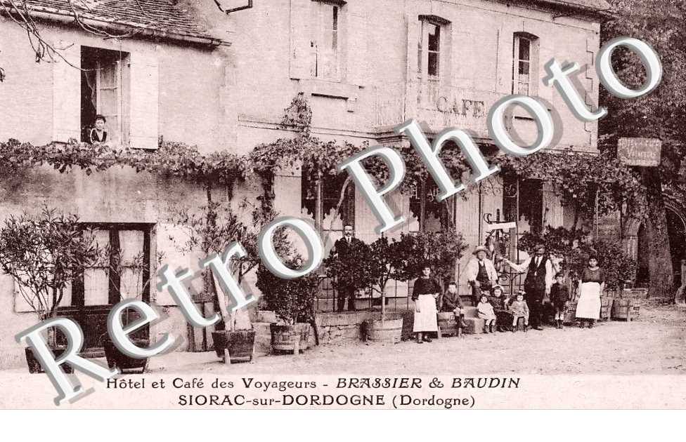 Hôtel et café des voyageurs. Brassier & Baudin