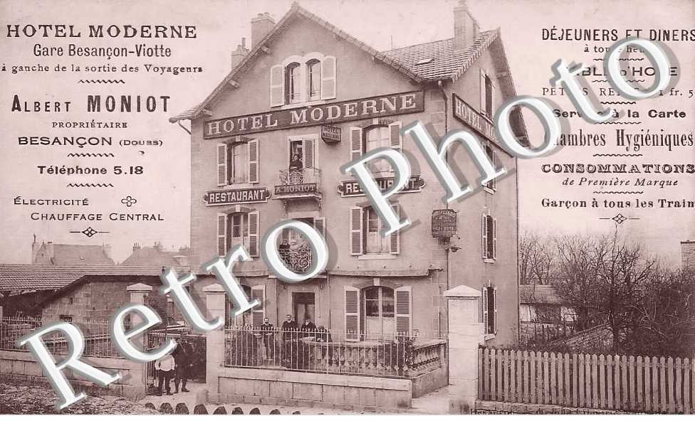 Hotel Moderne Albert Moniot propriétaire