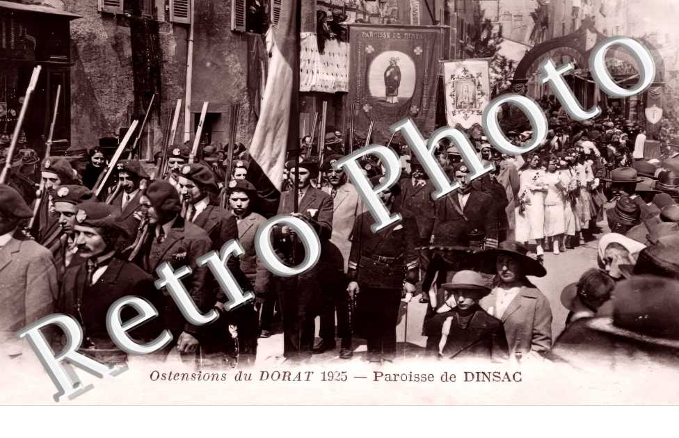 Ostensions du Dorat 1925. Paroisse de Dinsac