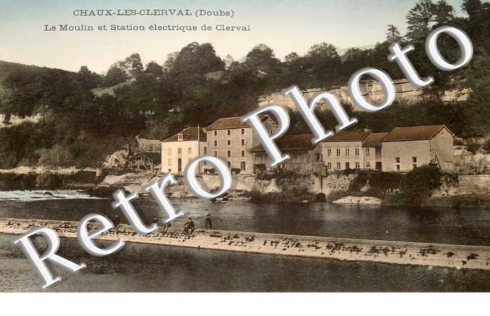 le moulin et station électriqiue de Clerval