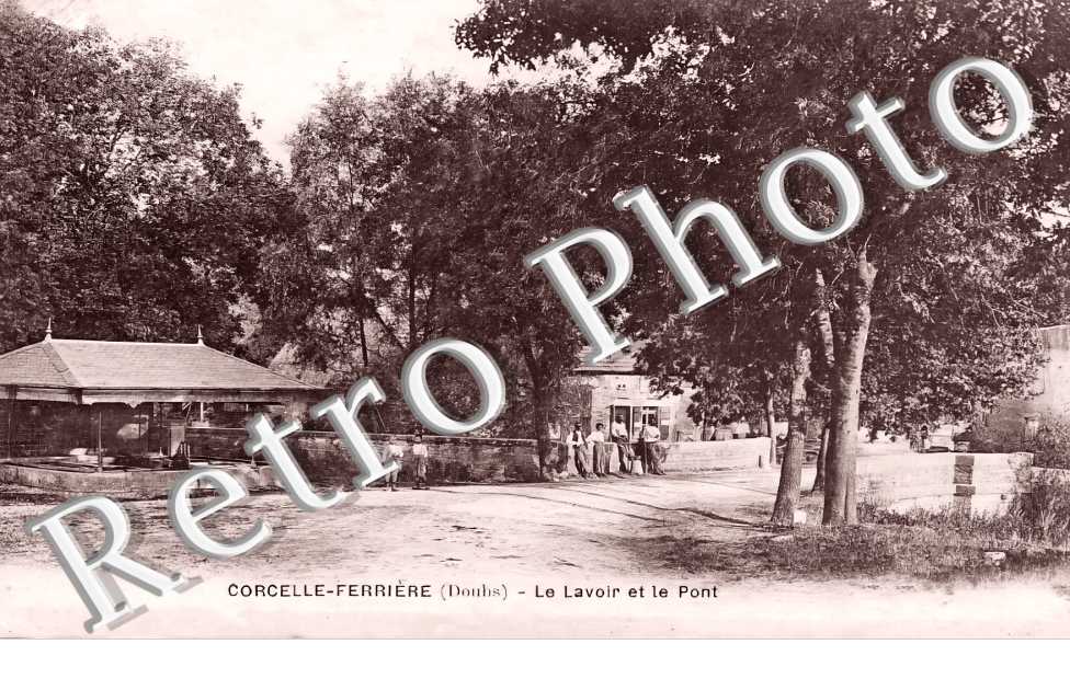 le lavoir et le pont