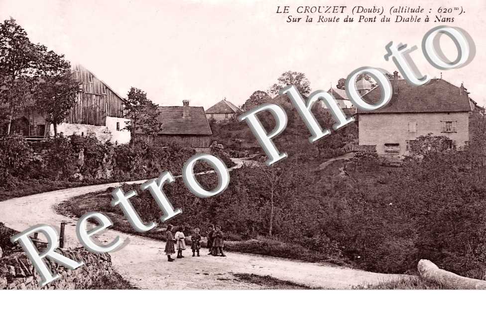 sur la route du Pont du Diable à Nans