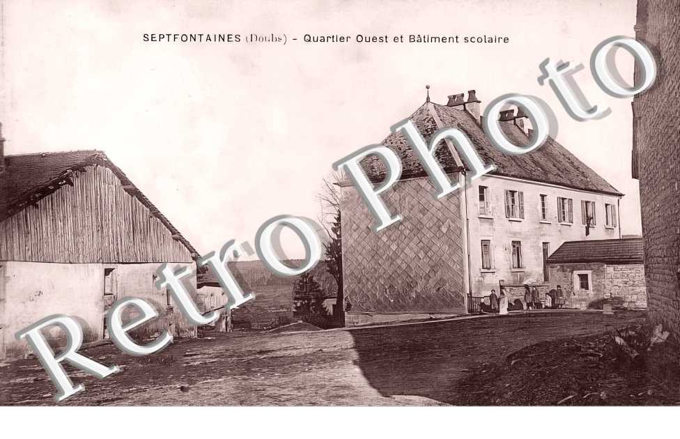 quartier ouest et bâtiment scolaire