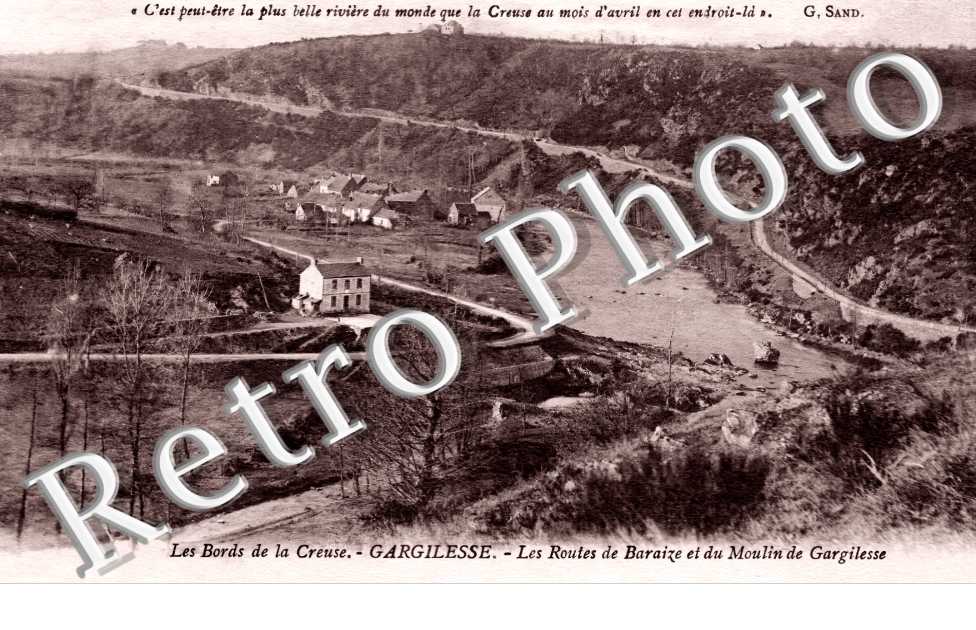 les routes de Baraize et du Moulin de Gargilesse
