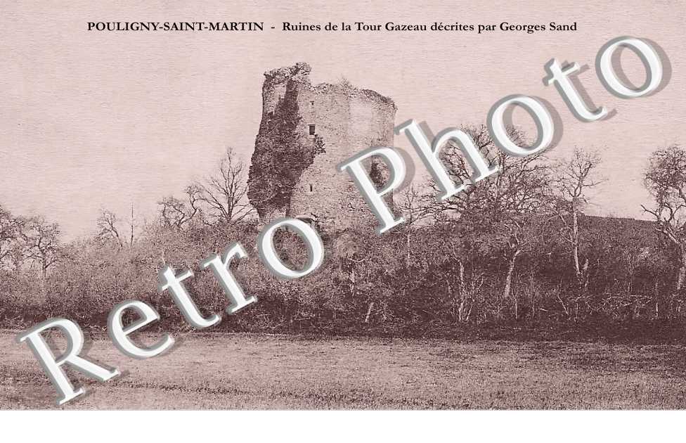 Ruines de la Tour Gazeau décrites par Georges Sand