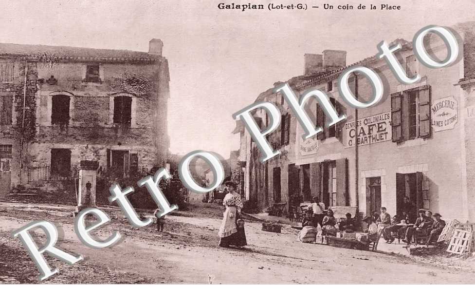 une coin de la place