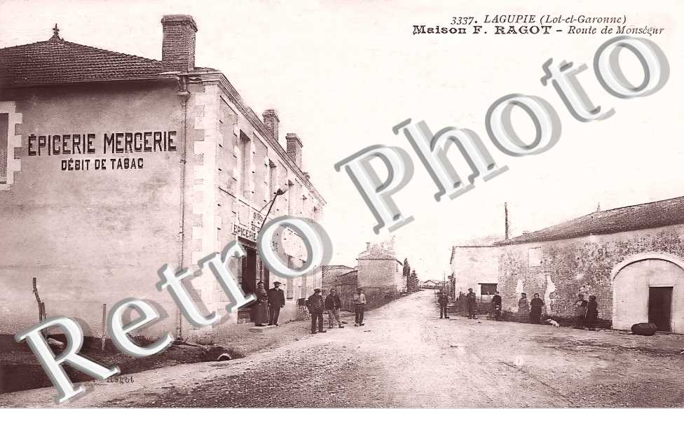 Maison F. Ragot. Route de Monségur